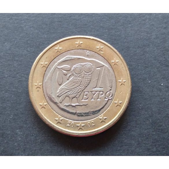 Görögország 1 Euro 2002 XF+