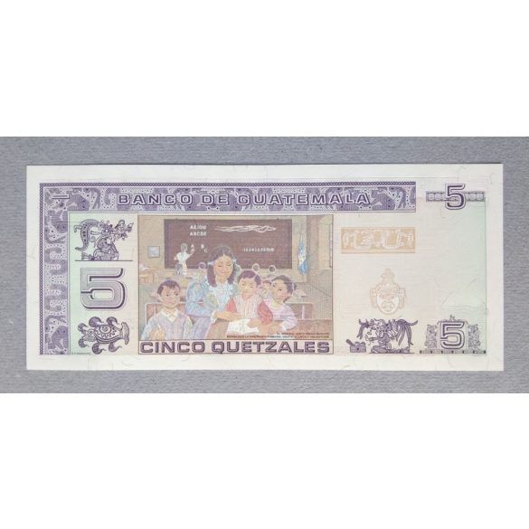 Guatemala 5 Quetzales 1998 UNC