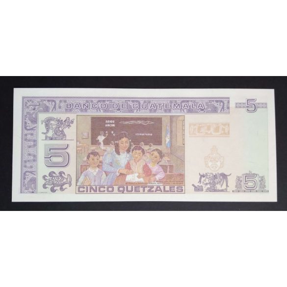 Guatemala 5 Quetzales 2006 UNC 