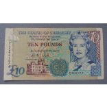 Guernsey 10 Pounds 2003 VF