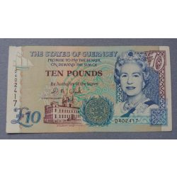 Guernsey 10 Pounds 2003 VF