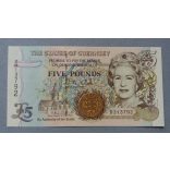 Guernsey 5 Pounds 2007 UNC