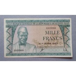 Guinea 1000 Francs 1960 F+