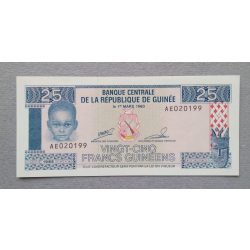 Guinea 25 Francs 1960 UNC