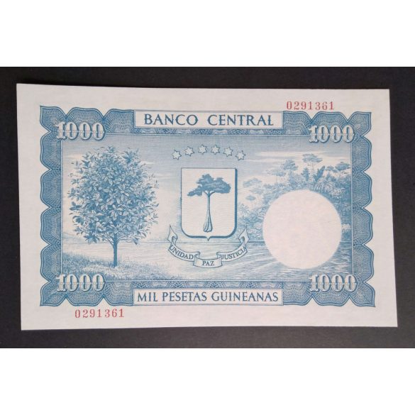 Egyenlítői Guinea 1000 Pesetas Guineanas 1969 XF+