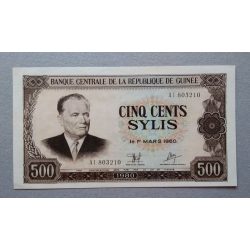 Guinea 500 Sylis 1980 aUnc+