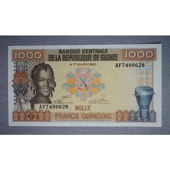 Guinea 1000 Francs 1985 Unc