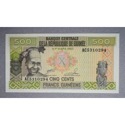 Guinea 500 Francs 1985 Unc