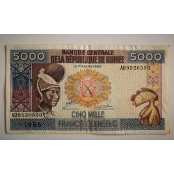 Guinea 5000 Francs 1985 F