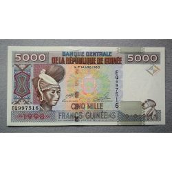 Guinea 5000 Francs 1998 Unc