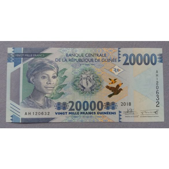 Guinea 20000 Francs 2018 UNC