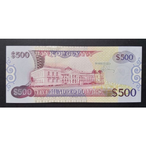 Guyana 500 Dollars 2002 UNC