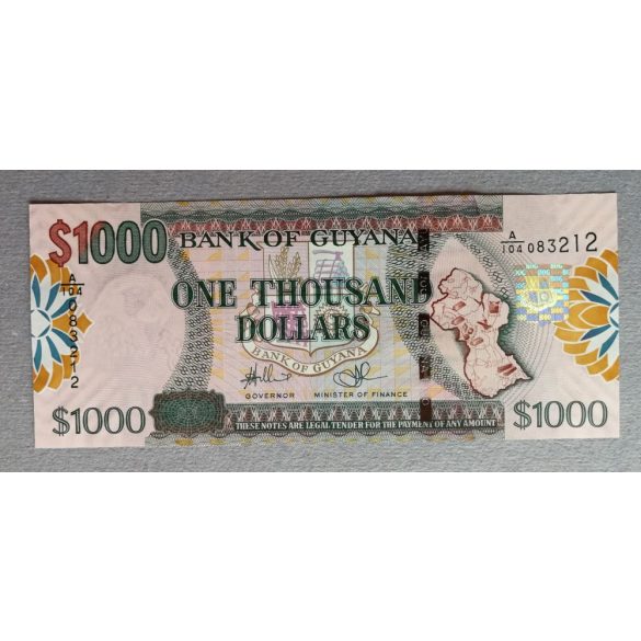 Guyana 1000 Dollars 2009 UNC