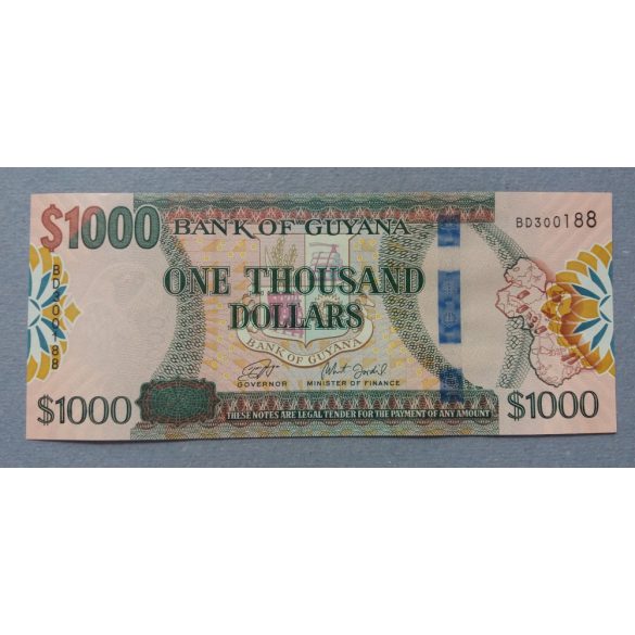Guyana 1000 Dollars 2019 UNC