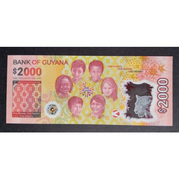 Guyana 2000 Dollars 2022 UNC