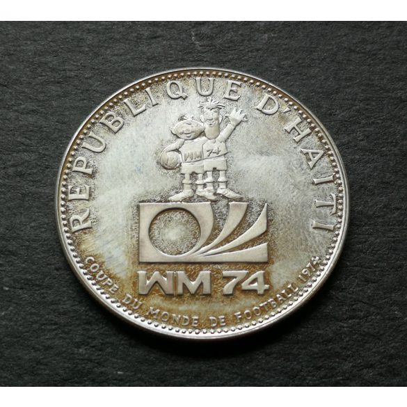 Haiti 25 Gourdes 1973 Silver UNC, Commemorative coin