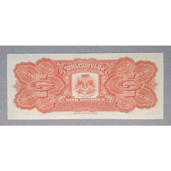 Haiti 5 Gourdes 1967 XF