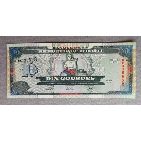 Haiti 10 Gourdes 2000 UNC-