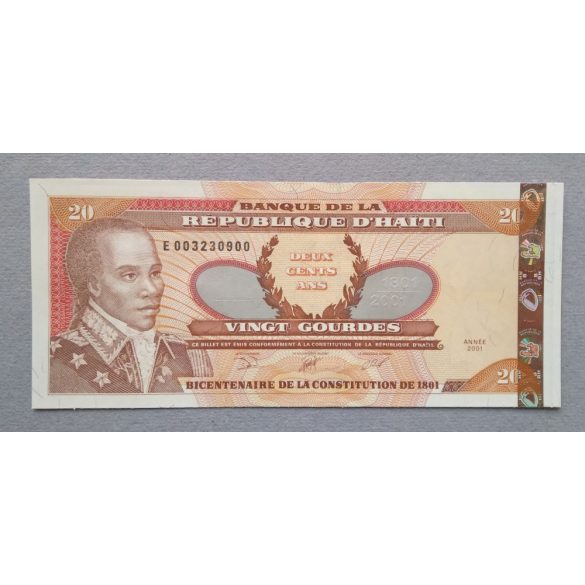 Haiti 20 Gourdes 2001 UNC