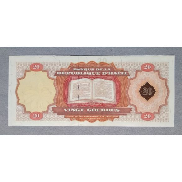 Haiti 20 Gourdes 2001 UNC