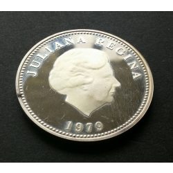 Holland-Antillák 25 Gulden 1979 PP 27,4 g ezüst
