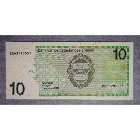 Netherlands Antilles 10 Gulden 2016 UNC 