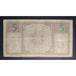 Netherlands Indies 5 Gulden 1936 F