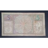 Netherlands Indies 5 Gulden 1938 VF
