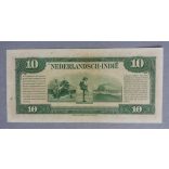 Netherlands Indies 10 Gulden 1943 VF