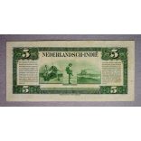 Netherlands India 5 Gulden 1943 F 