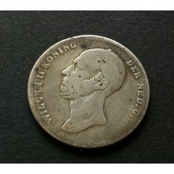 Hollandia 1/2 Gulden 1848 4,8 g ezüst