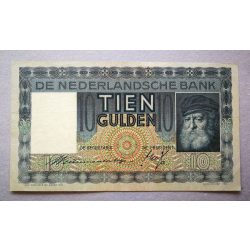 Netherlands 10 Gulden 1934 VF