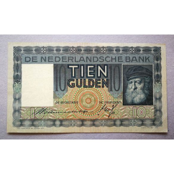 Hollandia 10 Gulden 1934 VF