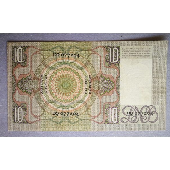 Hollandia 10 Gulden 1934 VF