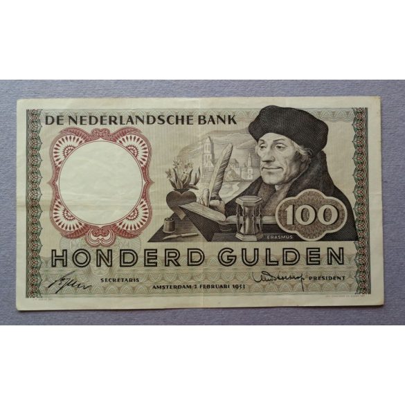 Netherlands 100 Gulden 1953 VF