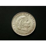 Hollandia 1 Gulden 1956 6,4 g ezüst