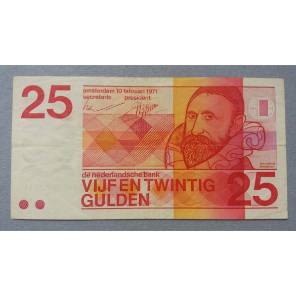 Hollandia 25 Gulden 1971 F