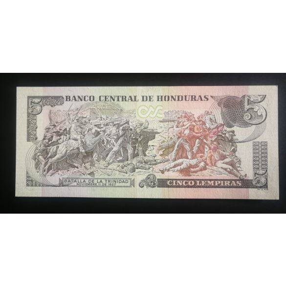 Honduras 5 Lempiras 1997 UNC