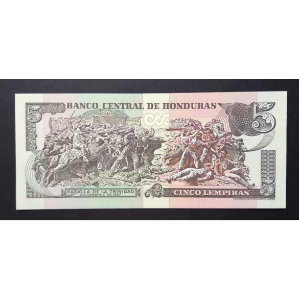 Honduras 5 Lempiras 2004 UNC 
