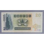 Hong Kong 20 Dollars 1998 SCB AUNC+