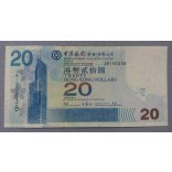 Hong Kong 20 Dollars 2009 CB UNC