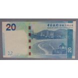 Hong Kong 20 Dollars 2015 BC UNC