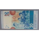 Hong Kong 20 Dollars 2018/20 SCB UNC