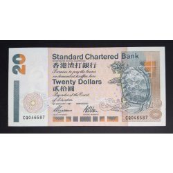 Hong Kong 20 Dollars 1997 Unc SCB