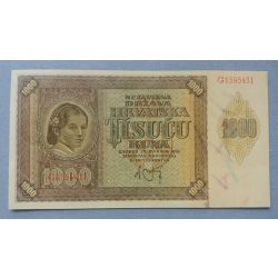 Croatia 1000 Kuna 1941 AUNC