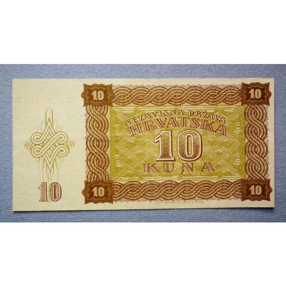 Horvátország 10 Kuna 1941 VF