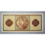 Horvátország 5000 Kuna 1943 UNC