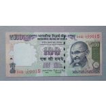 India 100 Rupees 2015 Unc