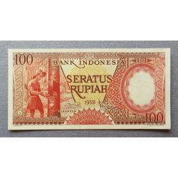 Indonesia 100 Rupiah 1958 aUnc+