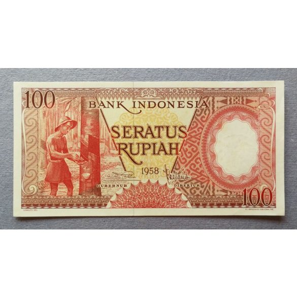 Indonézia 100 Rupiah 1958 aUnc